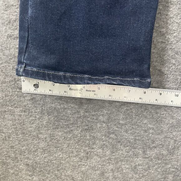 KANCAN Womens Jeans 11/29 Mid-Rise Dark Wash Bootcut Stretch Style # KC8683D EUC - Picture 12 of 14